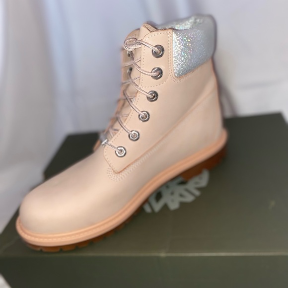 Timberland Heritage 6 in waterproof boot light pink - Picture 4 of 7